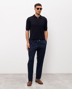 MooRER Blue pants ADAMSON ADAMSONCA