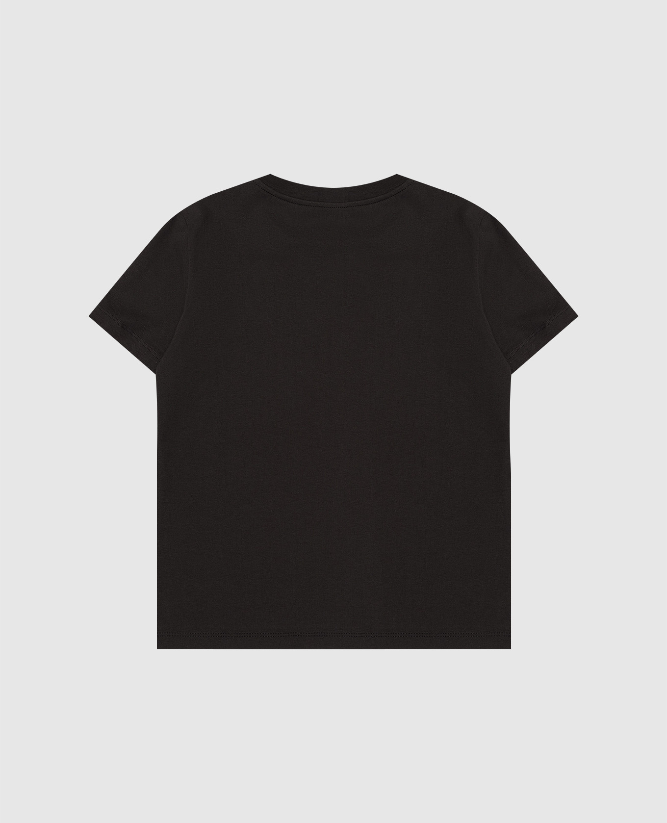 

Children's black T-shirt with logo print Moncler ENFANT