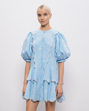 Alemais Maizy blue dress with embroidery 6131D