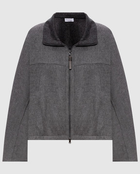 Brunello Cucinelli Gray wool jacket MP565B3F06
