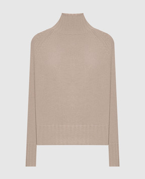 Max Mara Beige MANTOVA sweater made of wool and cashmere SMMMANTOVA