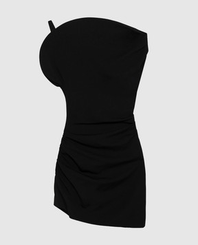 Simkhai Stefi black one-shoulder mini dress 5261071SV