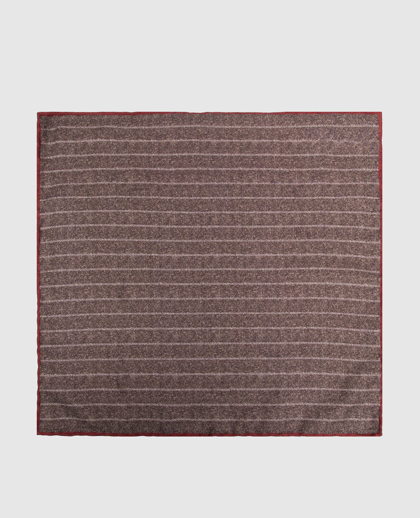 Brown striped silk pachet