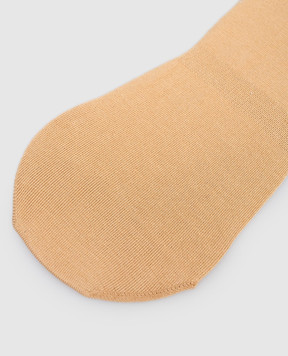 Bresciani Beige footprint socks MHE34UN3006SI