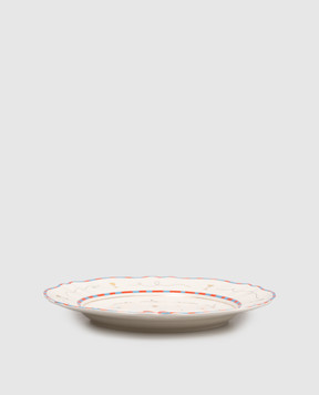Bitossi Home White porcelain dinner plate Heart PAN01002