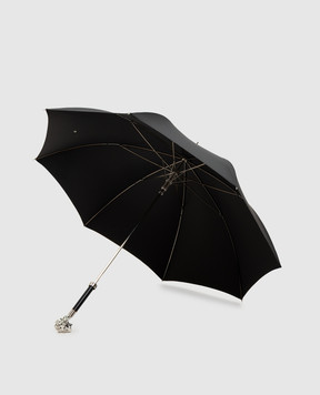 Pasotti Black umbrella-cane Lion OMIT478SCOTLAND508905