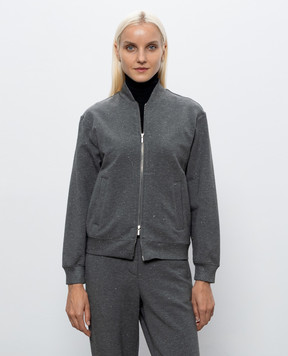 Peserico Gray sports jacket with lurex S12585J002339
