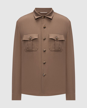 Canali Brown shirt AE0557431019