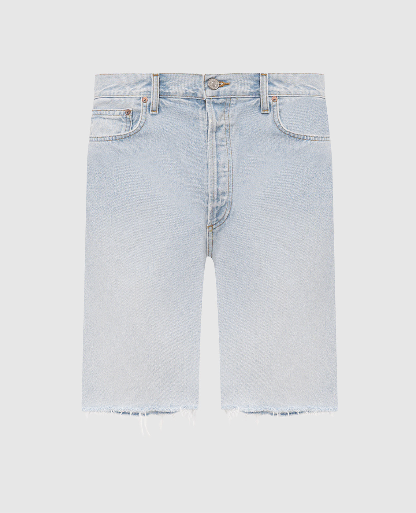 

Anson blue denim shorts AGOLDE, Light blue