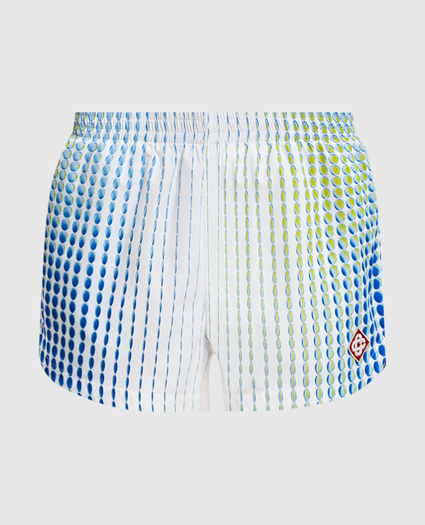 

White Dots shorts with logo patch Casablanca