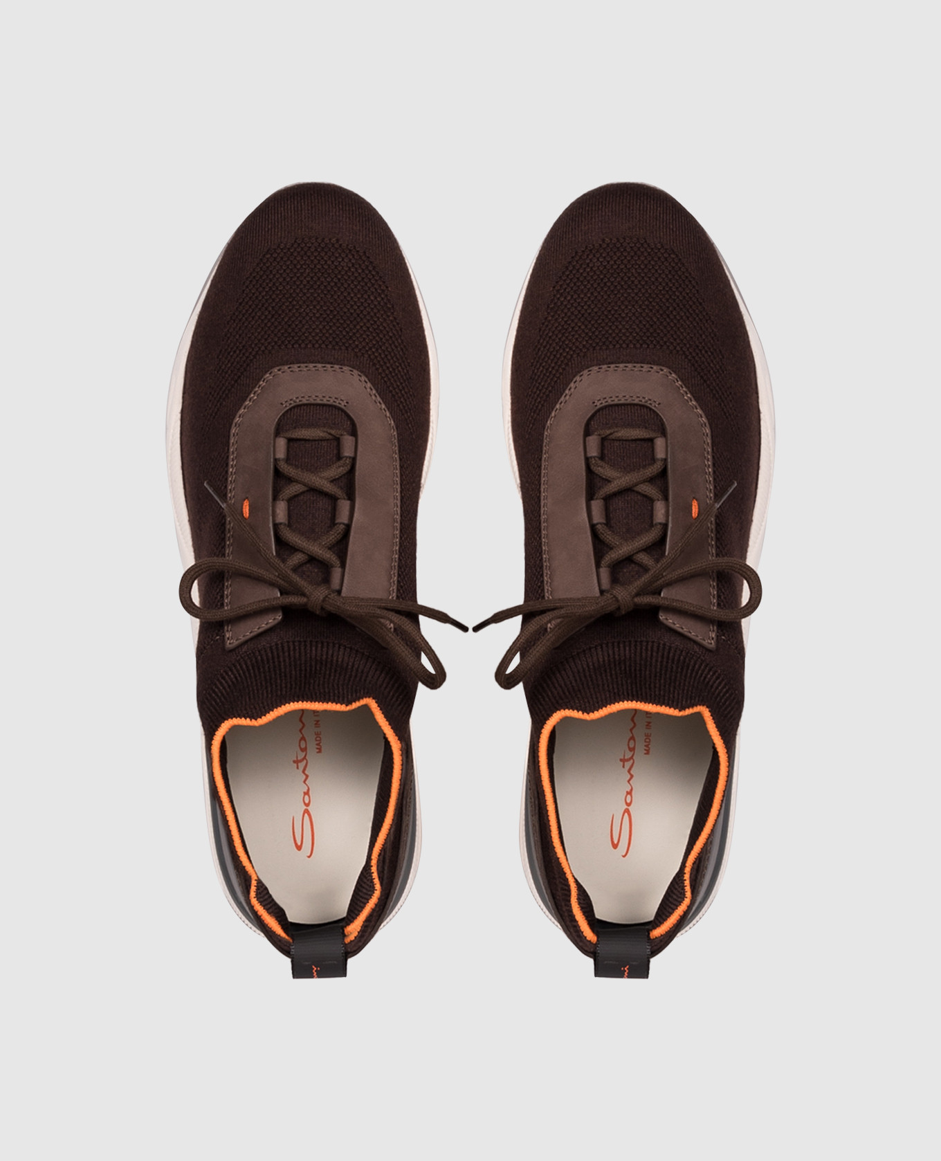Brown sneakers Santoni 4
