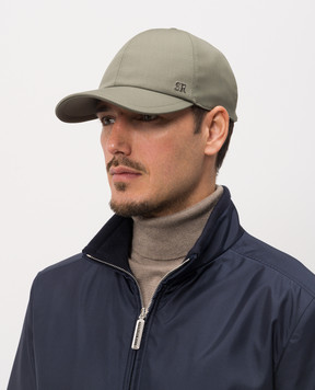 Stefano Ricci Green wool cap MCV610013EMA0030