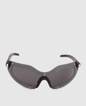 Kuboraum Grey Sunglasses E51 KRSE51BRH0SM00DG
