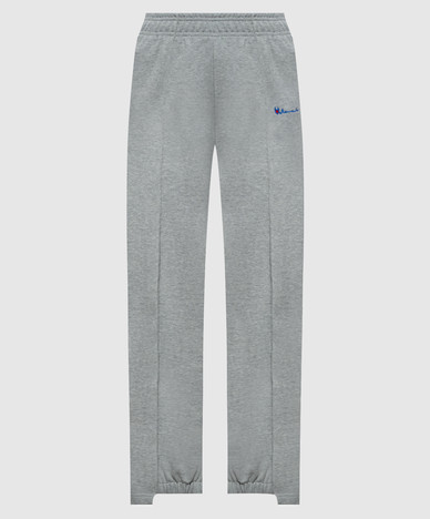 Grey melange sweatpants