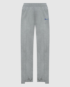 Vetements Grey melange sweatpants WH27SP224G