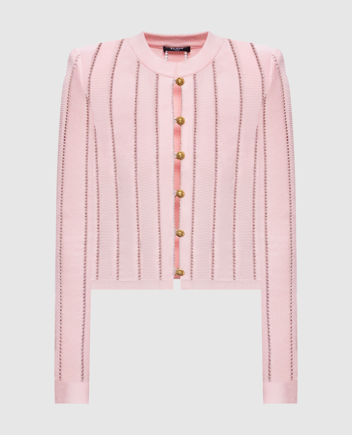 

Pink Fléchage cardigan Balmain