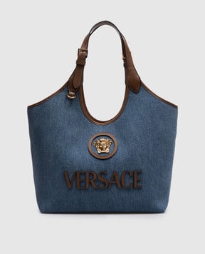 Versace Blue denim bag La Medusa 10222101A17151