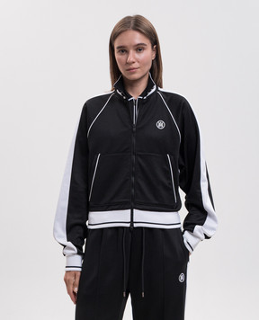 AMIRI Black sports jacket with embroidery AWOUJA1036