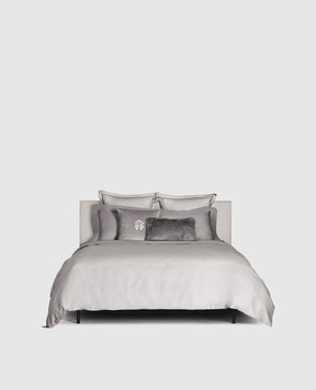 Fazzini Grey VELASCA bed linen set with embroidery VLACOCO240X220Q9