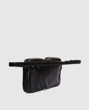 Dolce&Gabbana Black leather tote bag with logo BM2187AU996
