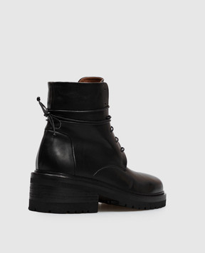 Marsell Black Calzone leather boots MW8936P014