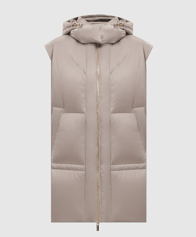 Beige donsvest