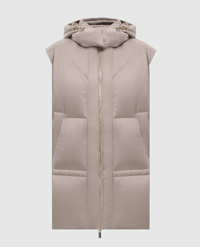 Be Florence Beige down vest EM2644