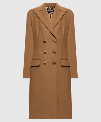 Brown wool coat