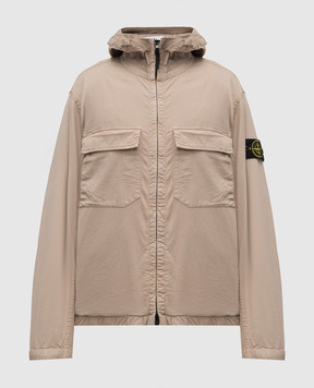 Stone Island Beige jacket with logo L1S154100077S0A10