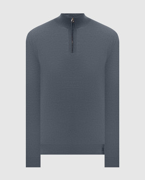 Stefano Ricci Gray wool, silk and cashmere jumper KE08004L01E26374
