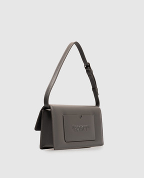 Off-White Jitney 1.0 Grey Leather Bag OWWNN31F26LT01