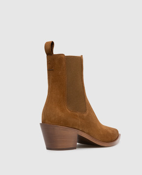 Gianvito Rossi Brown suede boots WYLIE G7290145CUO