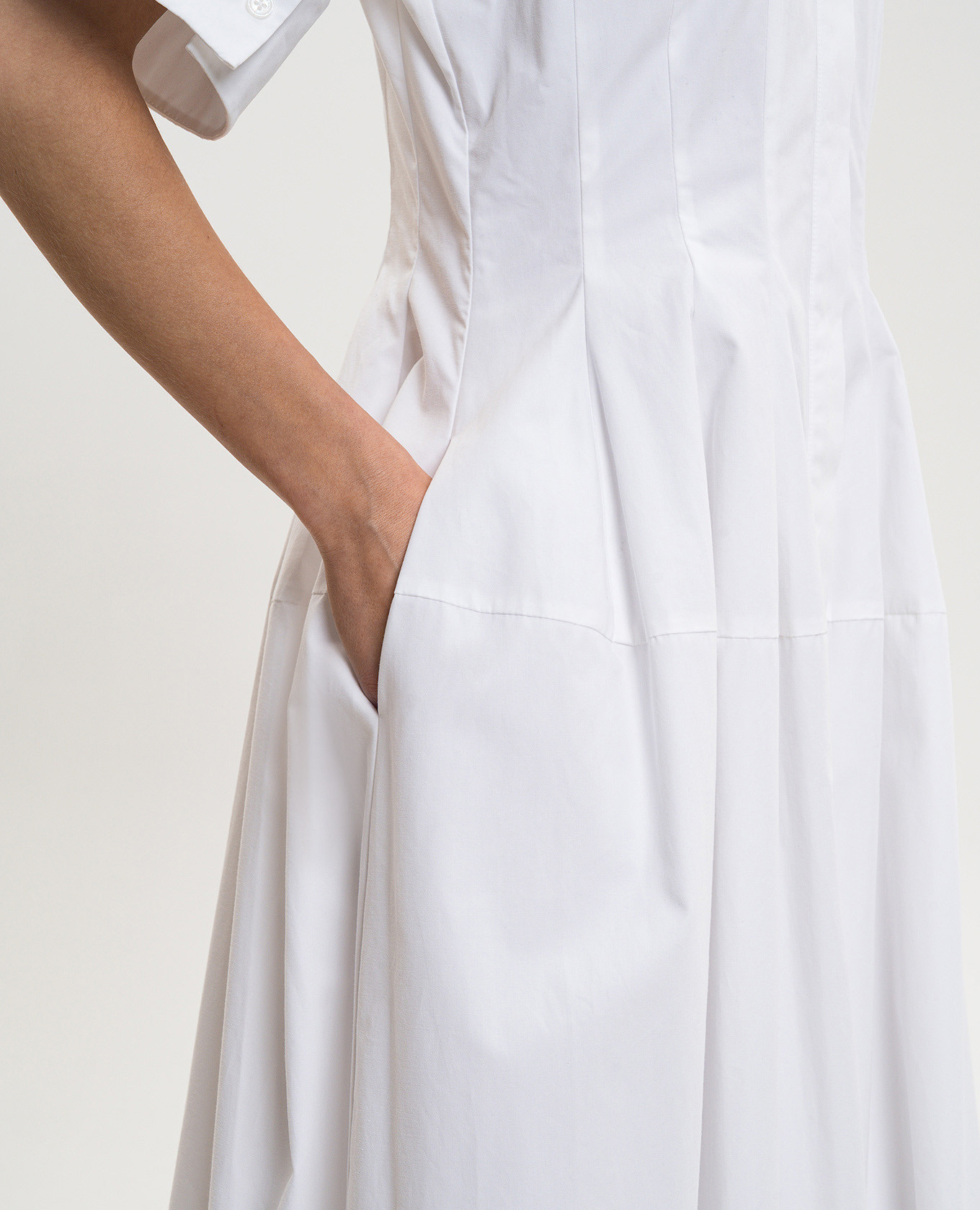 

Mollie white shirt dress Simkhai