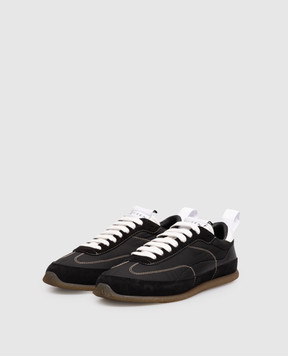 Alexander McQueen Black EC1 logo combo sneakers 854015WIAJN