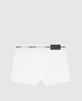 AMIRI Set of white boxer briefs with logo pattern AMUWBF1001