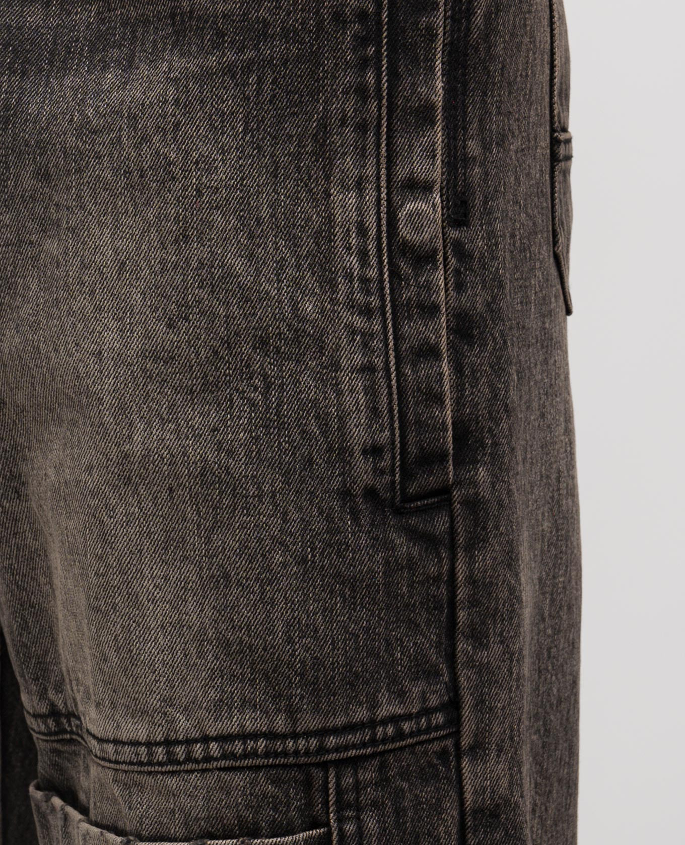 

Grey distressed cargo jeans Juun.j
