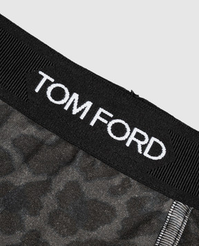 Tom Ford Grey printed boxer briefs T4LC31230