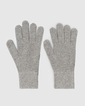 Brunello Cucinelli Gray cashmere gloves MQS95908