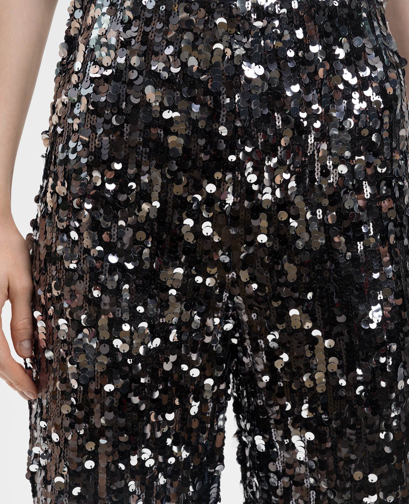 Black CABREO pants with sequins Max Mara Weekend 5