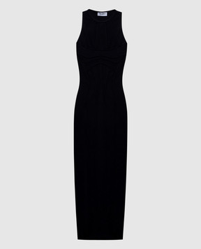 The Attico Black midi dress 261WCW00325KVP001AA