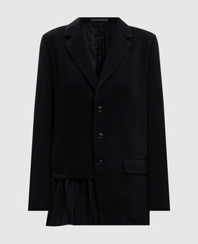 Y`S Yamamoto Black wool jacket YVJ04829