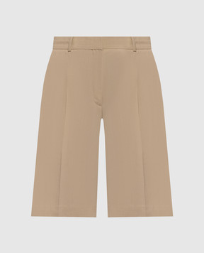 Toteme Beige shorts with wool 263WRB0455FB0475