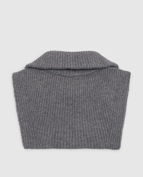 Solotre Gray wool shirt M3AC0083