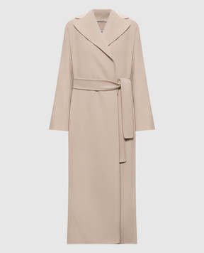 Max Mara Beige POLDO wool coat with a smell POLDO