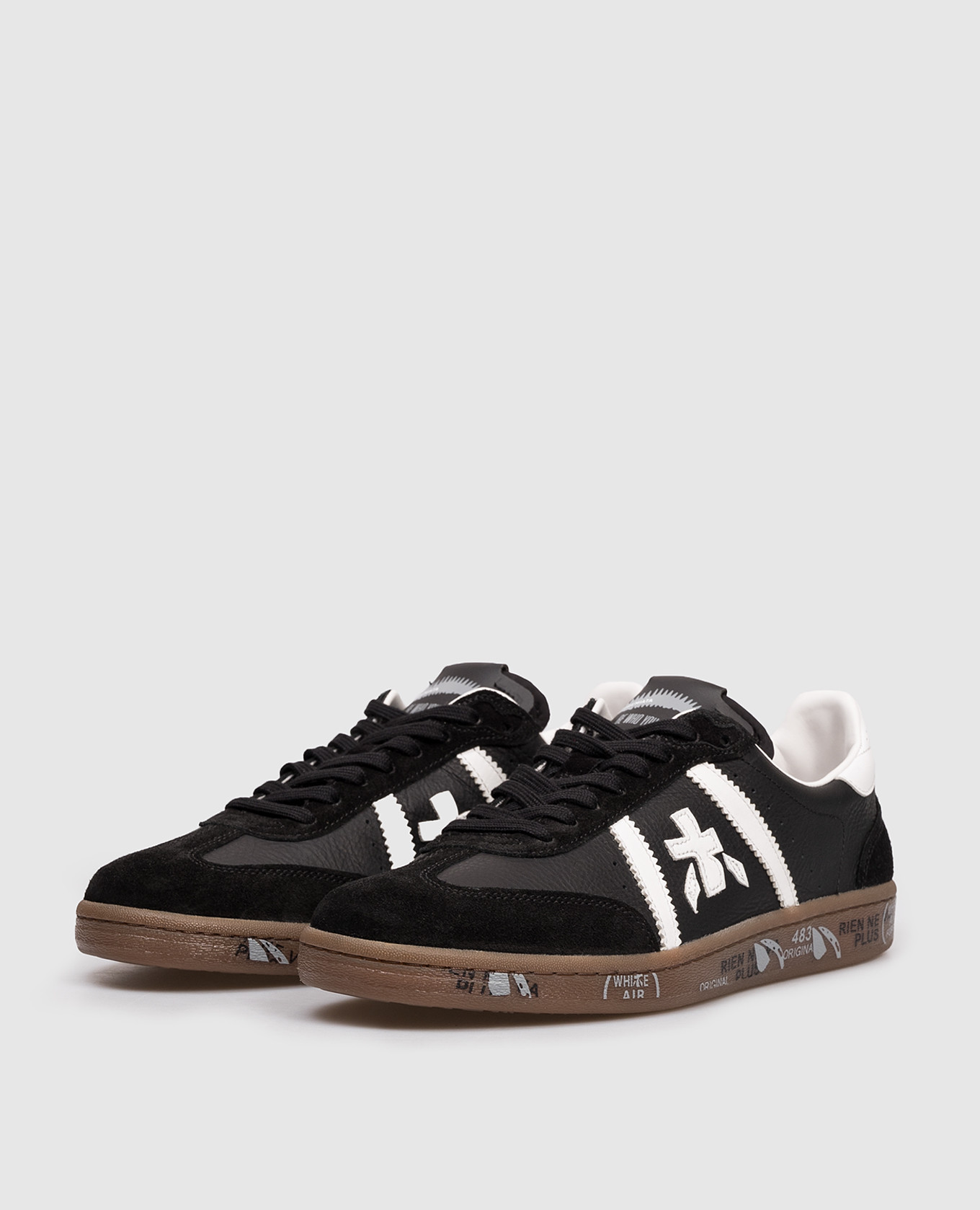 

Black leather sneakers BONNIE Premiata