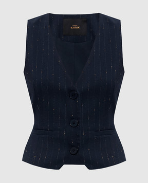 Twinset Blue striped vest 262AP2365