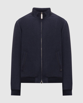 Stefano Ricci Blue cashmere and silk jacket MZJ6300050C174HA