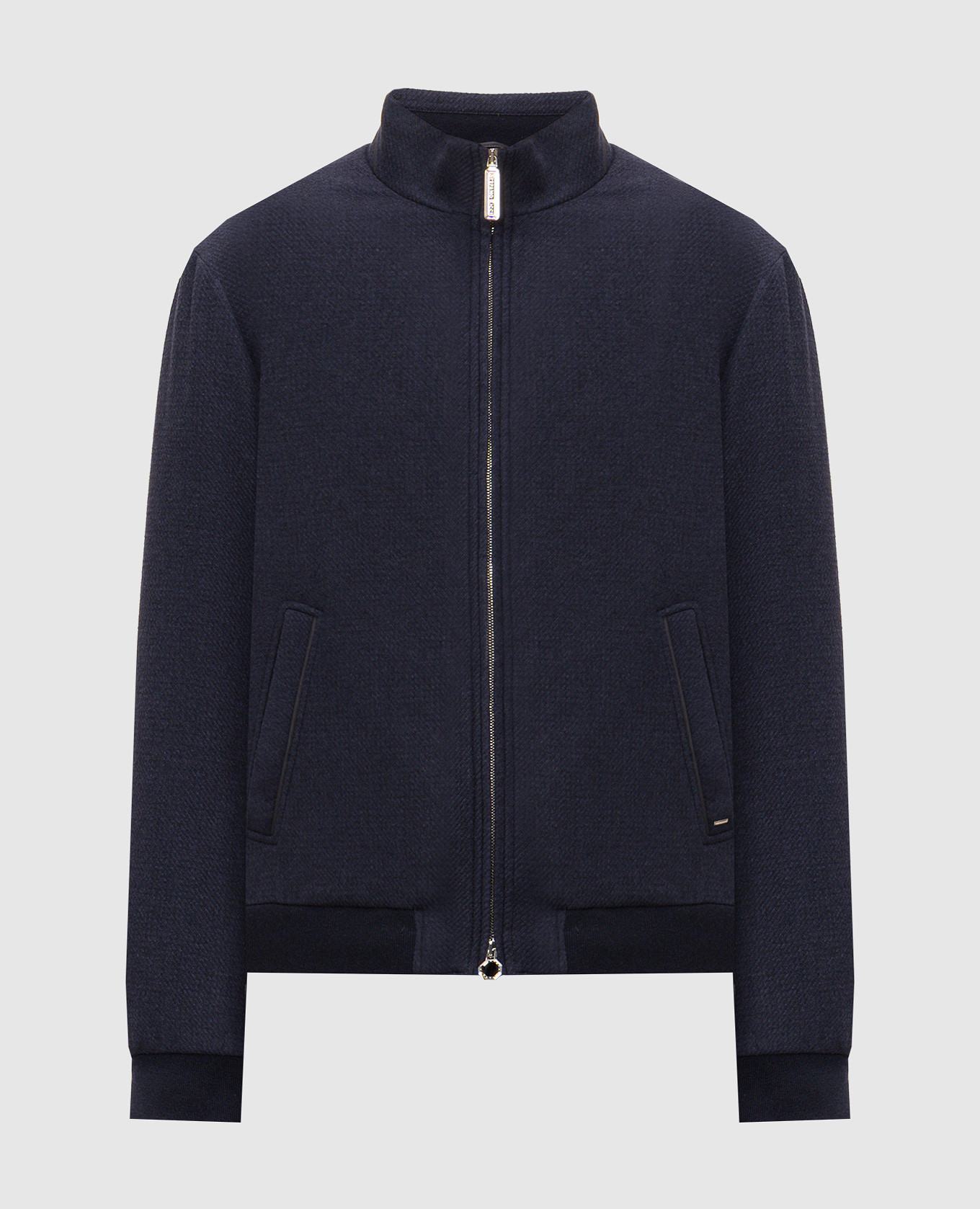 Blue cashmere and silk jacket