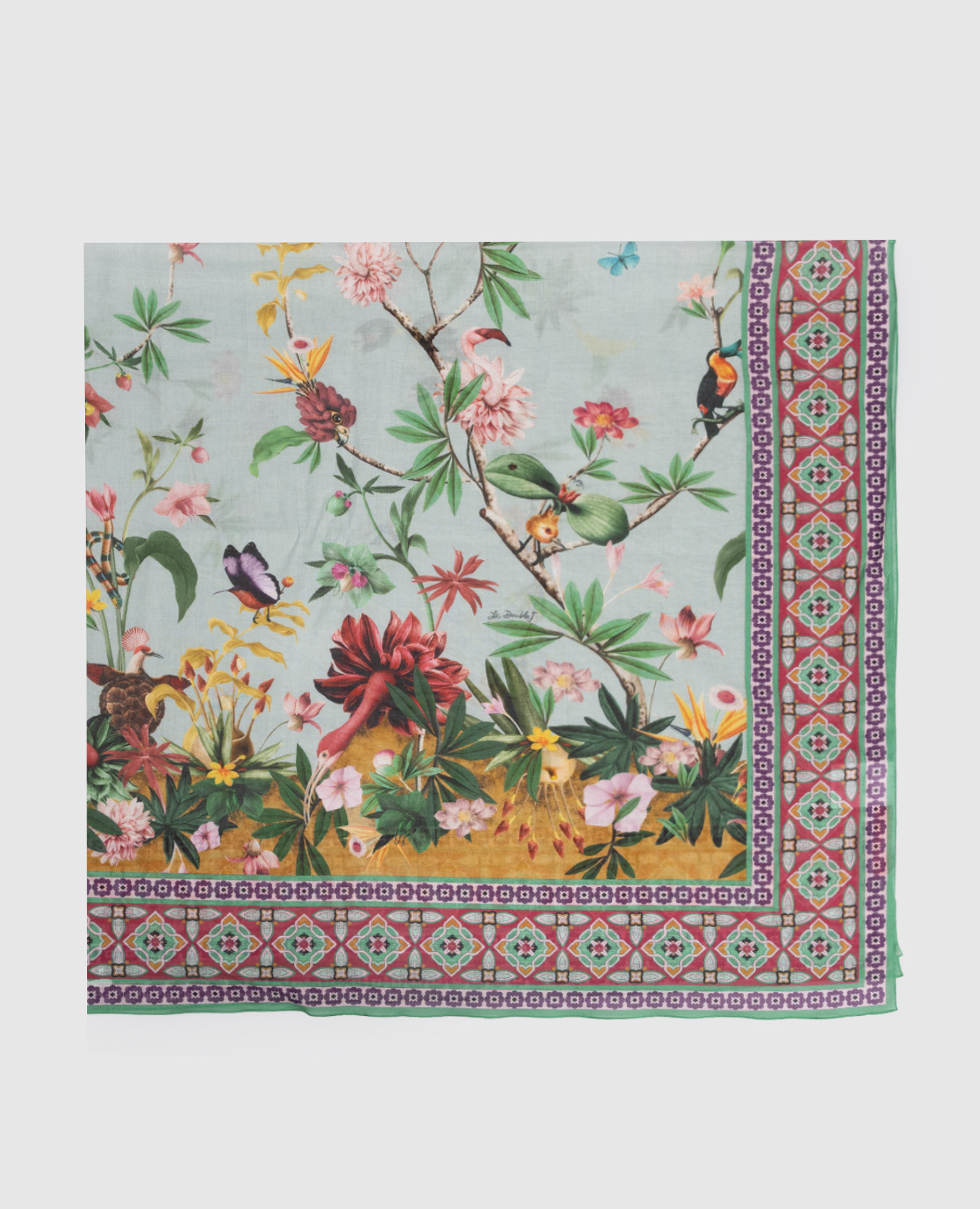 

Green pareo in print La DoubleJ