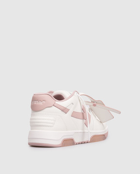 Off-White Out Of Office white leather sneakers with logo OWIA259C99LEA018